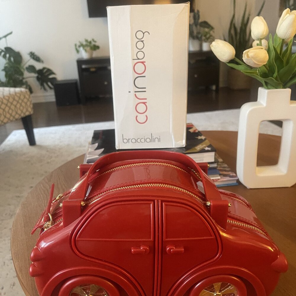 Braccialini Carina Bag - Brand New - Red
